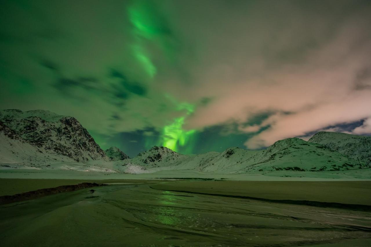 Feriehus Med Flott Havutsikt Ved Hauklandstranden Лекнес Экстерьер фото